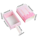 50PCS Creative Ice Cream Candy Gift Boxes Fruit Shaped Party Favor Packaging Box - Pink
