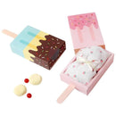 50PCS Creative Ice Cream Candy Gift Boxes Fruit Shaped Party Favor Packaging Box - Pink