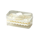 Large Capacity Press Ice Cube Tray Ice Mold for Party Bar Home Accessories - White