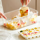 Large Capacity Press Ice Cube Tray Ice Mold for Party Bar Home Accessories - White