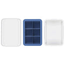 3-Piece 6-Cell Ice Cube Tray Set with Lid and Storage Container