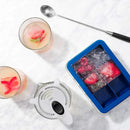 3-Piece 6-Cell Ice Cube Tray Set with Lid and Storage Container
