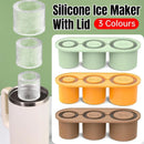 Silicone Ice Cube Tray for 20oz 30oz 40oz Tumbler Easy Release Reusable Mold - Green