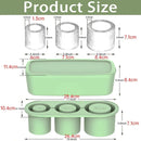 Silicone Ice Cube Tray for 20oz 30oz 40oz Tumbler Easy Release Reusable Mold - Yellow