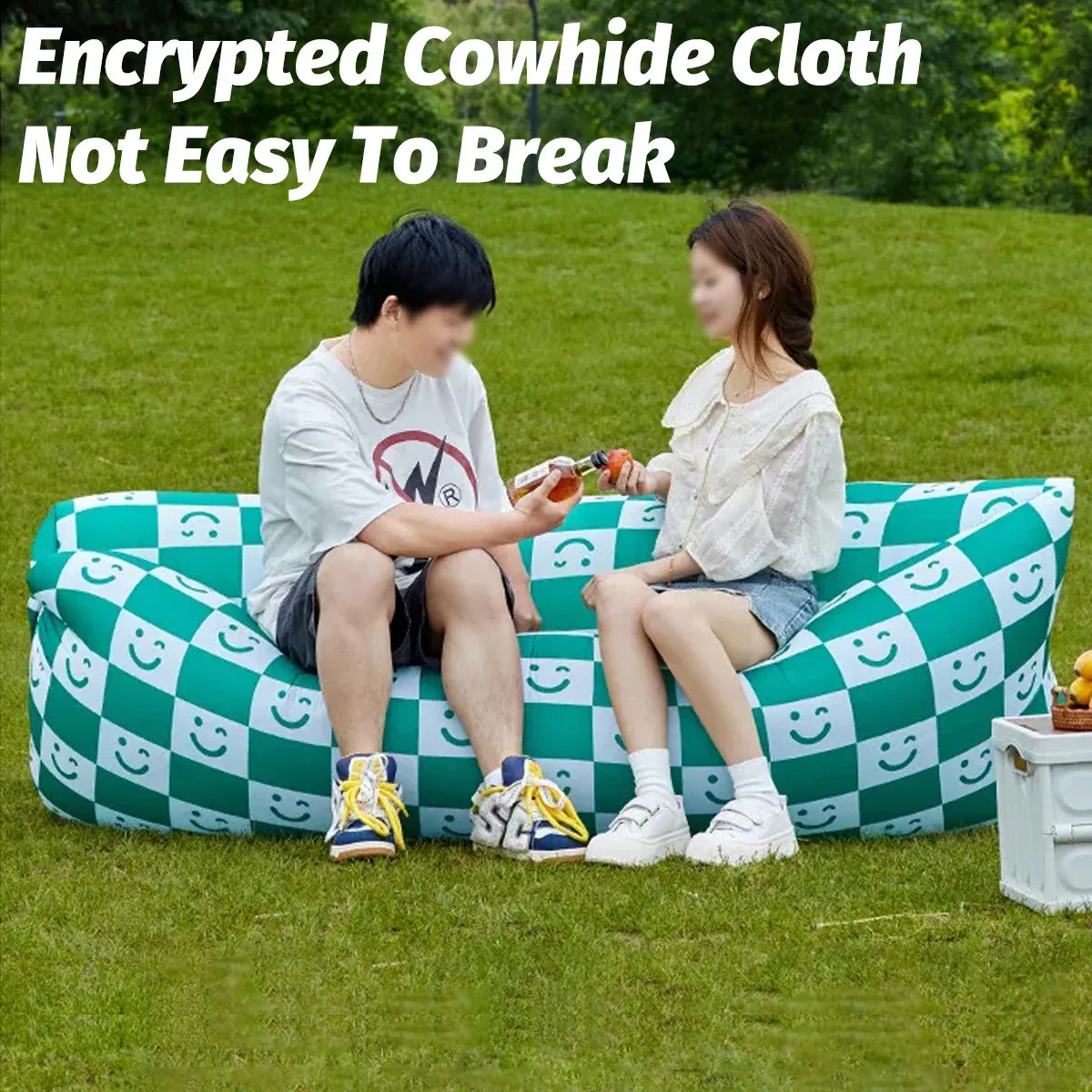 Music Festival Inflatable Sofa Outdoor Picnic Portable Air Lounger Waterproof