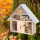 Wooden Insect House Garden Bee Bug Hotel Hanging Habitat Box