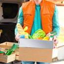 10pcs Insulated Carton Cold Chain Packaging Box Seafood Fresh Fruits Storage - 38.5x25x18.2cm