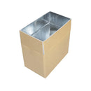 10pcs Insulated Carton Cold Chain Packaging Box Seafood Fresh Fruits Storage - 38.5x25x18.2cm