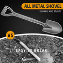 Full Steel Shovel Flood Control Garden Tool Heavy Duty Durable Sturdy Emergency