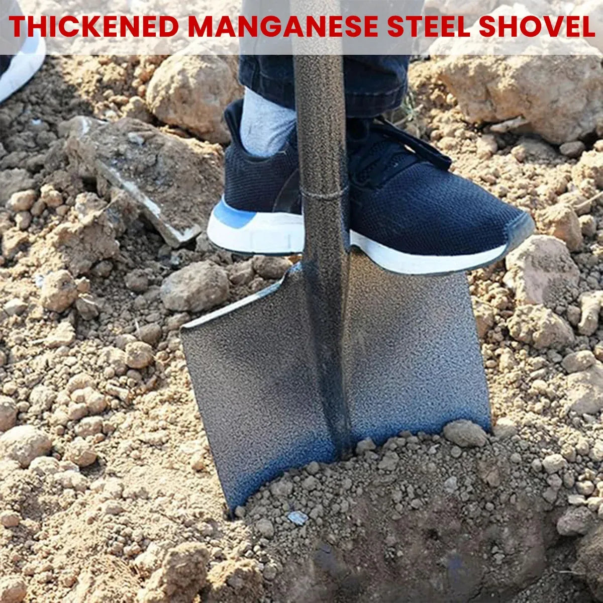 Full Steel Shovel Flood Control Garden Tool Heavy Duty Durable Sturdy Emergency