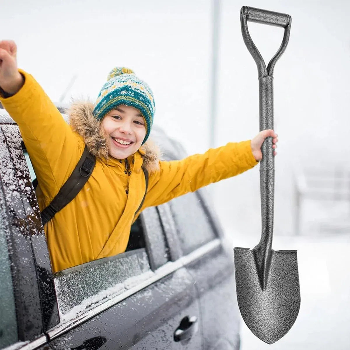 Full Steel Shovel Flood Control Garden Tool Heavy Duty Durable Sturdy Emergency