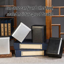 10PCS Tea Can Sealed Square Storage Box Solid Color Frosted Iron Container - Gold