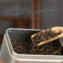 10PCS Tea Can Sealed Square Storage Box Solid Color Frosted Iron Container - Gold