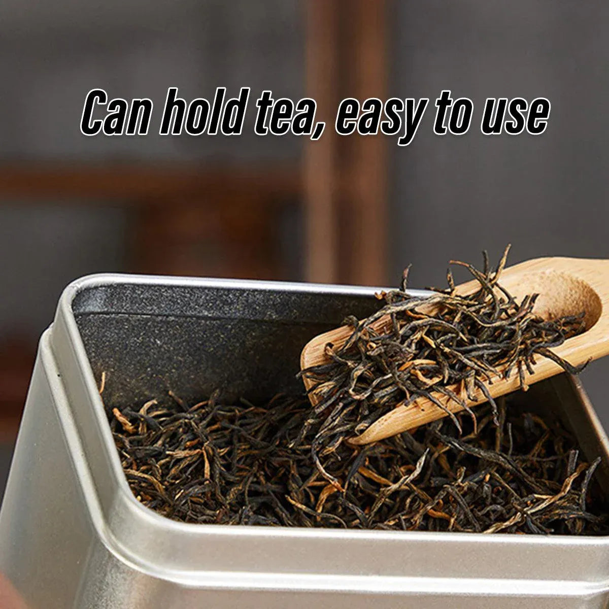 10PCS Tea Can Sealed Square Storage Box Solid Color Frosted Iron Container - Silver