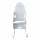 Iron Stand Double Hook Storage Rack Hanging Iron Holder for Home Organisation - White