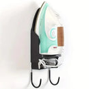 Iron Stand Double Hook Storage Rack Hanging Iron Holder for Home Organisation - White