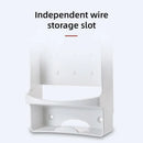 Iron Stand Double Hook Storage Rack Hanging Iron Holder for Home Organisation - White