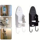 Iron Stand Double Hook Storage Rack Hanging Iron Holder for Home Organisation - White