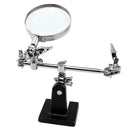Helping 3rd Hand Soldering Iron Hobby Tool Vise Clamp Magnifying Glass with Station