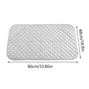 Household Portable Foldable Heat Resistant Ironing Board Mat Non Slip Easy Store