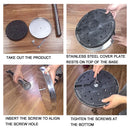 2M Retractable Isolation Barrier Belt 1 Post Anti-Slip Base Waterproof Durable