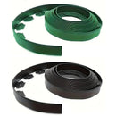 L Shaped Garden Edging Border Landscape Grass Lawn Stone Edge Fence Strip - Black