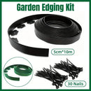 L Shaped Garden Edging Border Landscape Grass Lawn Stone Edge Fence Strip - Green