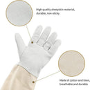 Goatskin Protective Bee Keeping and Vented Long Sleeve Beekeeping Gloves
