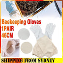 Goatskin Protective Bee Keeping and Vented Long Sleeve Beekeeping Gloves