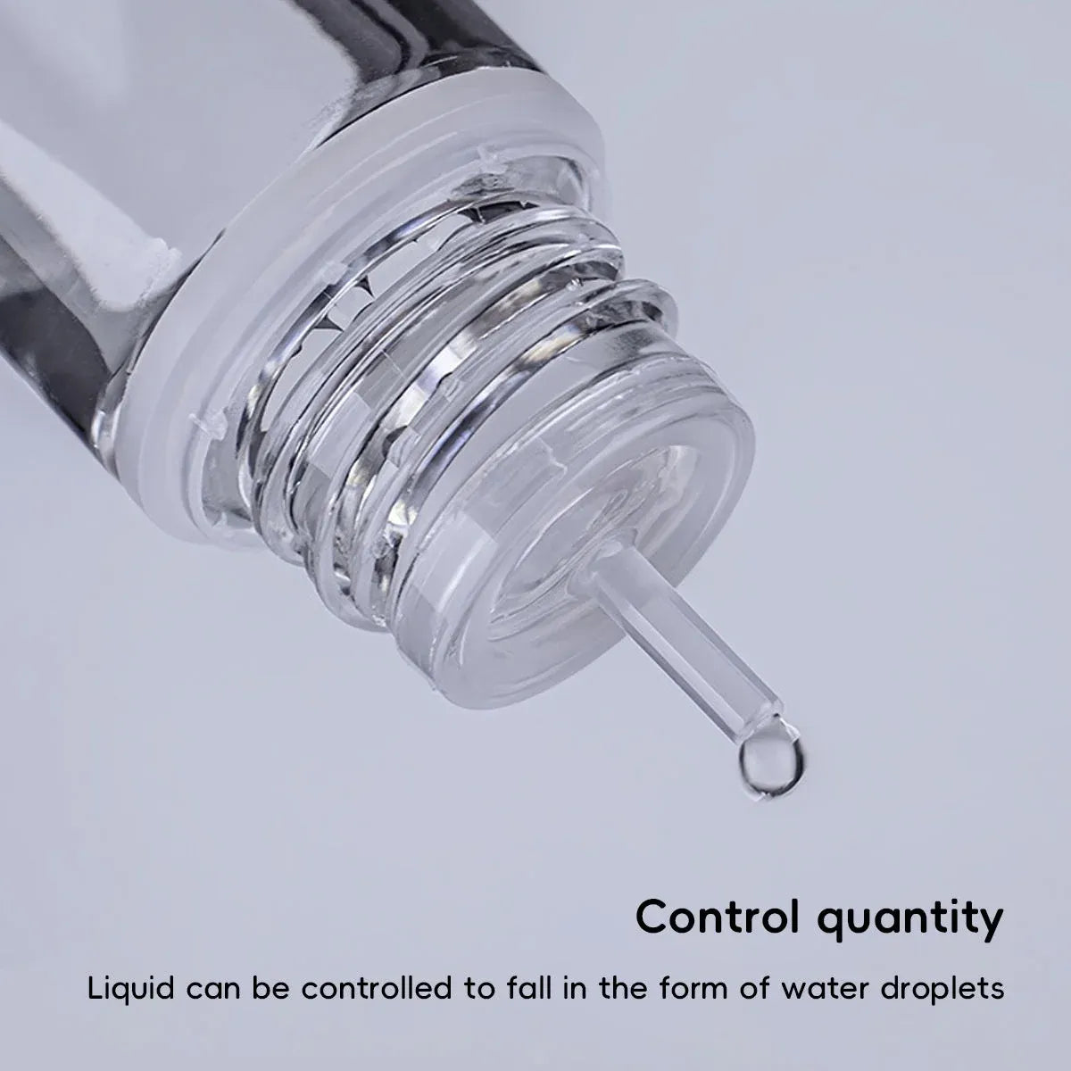 Clear Dropper Bottle Set 50ml 100ml Refill Squeeze Bottles 30 Pack - 100ml