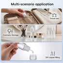 Clear Dropper Bottle Set 50ml 100ml Refill Squeeze Bottles 30 Pack - 100ml