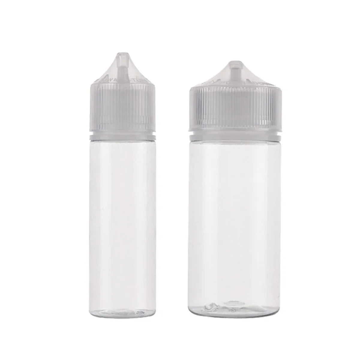 Clear Dropper Bottle Set 50ml 100ml Refill Squeeze Bottles 30 Pack - 50ml