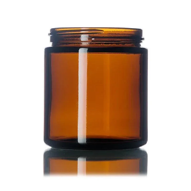 10pcs Brown PET Plastic Wide Mouth Bottles for Storage and Skincare Packaging - Matte - 120ml