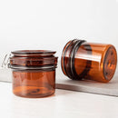 5pcs Sealed Bottle Mask Jar PET Plastic Packaging Containers for Skincare Use - 220ml