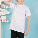 L Size Gildan Men T-shirt Plain Blank 100% premium Cotton Basic Tee Short Sleeve 76000 - White