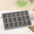 4PCS Jewelry Organizer Box Set Makeup Storage Tray for Rings Earrings Bracelets
