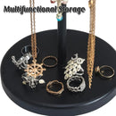 1-Piece Black Rotating Jewellery Display Rack
