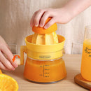 Manual Juice Extractor for Orange Lemon Home Citrus Juicer Hand Compressor - Yellow