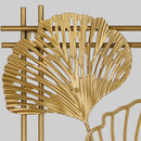 New Chinese Style Metal 3D Leaf Wall Hanging Ornament Decor For Home Bedroom