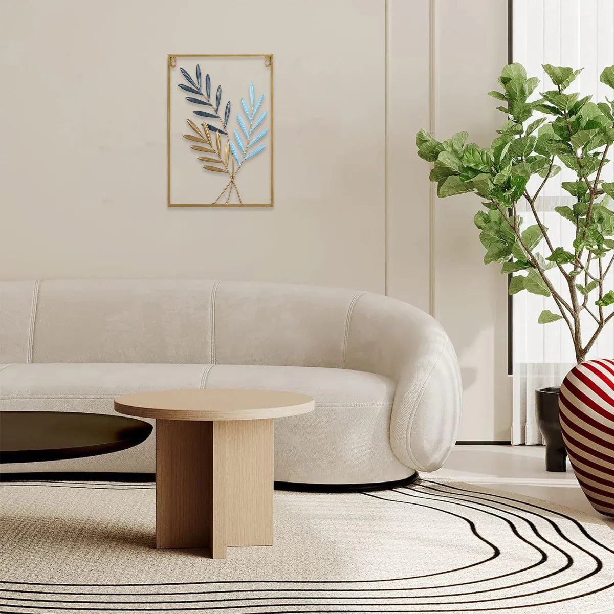 Modern Light Luxury Metal Wall Hanging Dining Living Room Bedroom Porch Decor