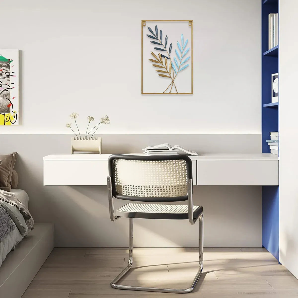 Modern Light Luxury Metal Wall Hanging Dining Living Room Bedroom Porch Decor