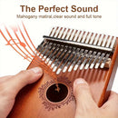 17-Tone Kalimba Thumb Piano Finger Piano with Kabarin Wooden Box Music Instrument