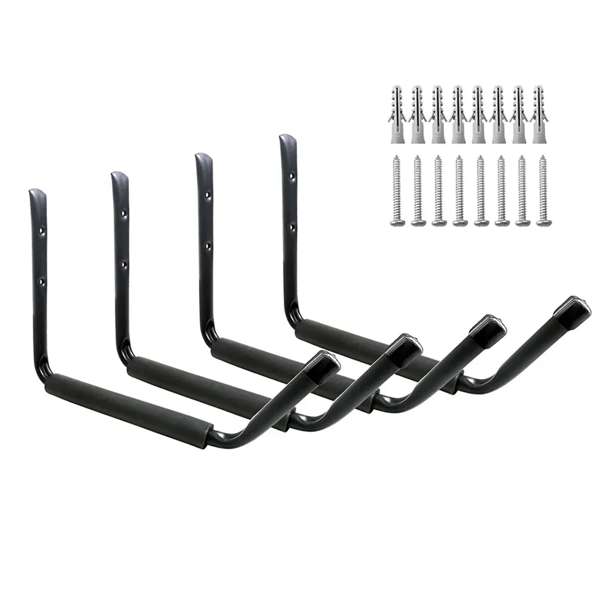 4in1 Wall Mounted Kayak Wall Rack Surfboard Canoe Storage Stand for Garage