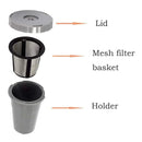3 Piece of Set K-Cup Coffee Filter Reusable Replacement Refillable Holder