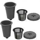 3 Piece of Set K-Cup Coffee Filter Reusable Replacement Refillable Holder