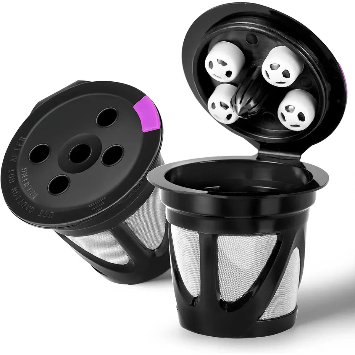 Coffee Capsule K-cup Basic Model Recyclable Reusable Coffee Pods For Home Office - Black