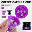 Coffee Capsule K-cup Basic Model Recyclable Reusable Coffee Pods For Home Office - Purple