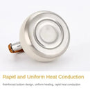3L Stainless Steel Whistling Kettle Hammer Pattern Induction Gas Teapot Use - Black