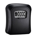 Combination Key Box with Combination Lock for Home Office Security Storage - Black