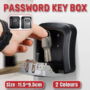 Combination Key Box with Combination Lock for Home Office Security Storage - Black